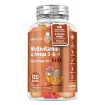 Kids' Chewable Multivitamins – Raspberry & Orange Gummies