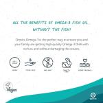 Omvits Vegan Omega 3 DHA Algae Oil 1000mg