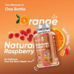 Kids' Chewable Multivitamins – Raspberry & Orange Gummies