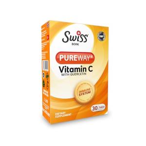 SWISS BORK Ester C Vitamin C Tablets - 30 Count