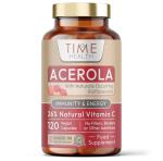 Acerola Cherry Extract Capsules - 120 Natural Vitamin C