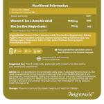 WeightWorld Vitamin C & Zinc - 180 Tablets
