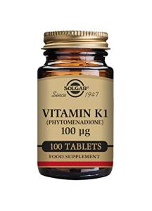 Solgar Vitamin K1 Tablets - Supports Healthy Bones