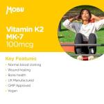Vitamin K2 MK-7 100mcg - Bone & Immune Health