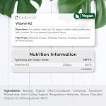 Carlyle Vitamin K2 MK7 200mcg - 180 Vegan Tablets