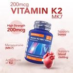 Zipvit K2 MK7 200mcg Vegan Tablets for Bone Health