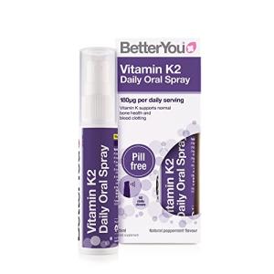 BetterYou Vitamin K2 Oral Spray for Bone Health