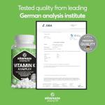 High Strength Vitamin K2 + K1 Complex Capsules