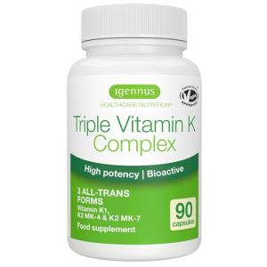 Igennus Triple Vitamin K Complex 2700 mcg, 90 Capsules