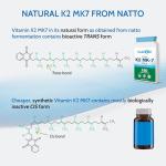 Health4All Vegan Vitamin K2 MK7 200mcg 180 Tablets