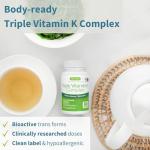 Igennus Triple Vitamin K Complex 2700 mcg, 90 Capsules