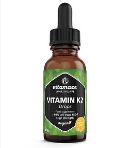 High Strength Vegan Vitamin K2 Drops, 200 mcg