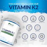 High Strength Vegan Vitamin K2 MK-7 200mcg Tablets