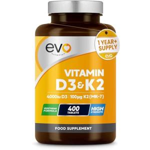 Vitamin D3 4000iu & K2 100ug Vegetarian Tablets