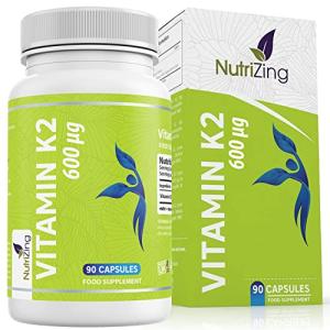 NutriZing Vegan Vitamin K2 MK-7 600mcg - 90 Capsules