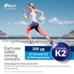 High Strength Vegan Vitamin K2 MK-7 200mcg Tablets
