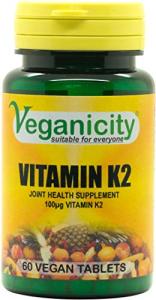 Veganicity Vitamin K2 (MK-7) 100µg for Bone Health