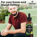 High Strength Vegan Vitamin K2 Drops, 200 mcg