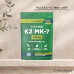 Vitamin K2 MK7 600mcg Vegan Supplement - 120 Tablets