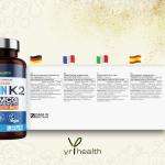 High Strength Vegan Vitamin K2 MK7 700mcg Capsules