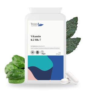 Troo Vitamin K2 MK-7 100mcg Bone Support Capsules