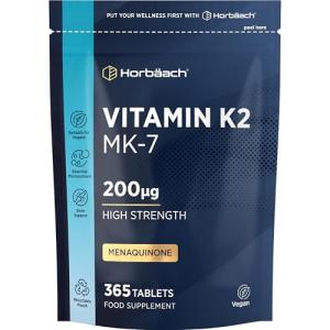 Vitamin K2 MK7 200ug - 365 Tablets