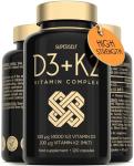 Vitamin D3 K2 Capsules for Strong Immunity & Bones
