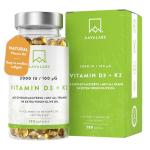 Vitamin D3 K2 MK7 with Olive Oil - 180 Softgels