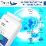 Troo Vitamin K2 MK-7 100mcg Bone Support Capsules