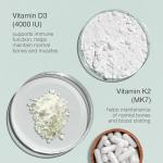 Vitamin D3 K2 Capsules for Strong Immunity & Bones