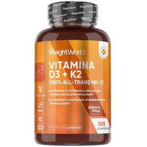 Vitamin D3 & K2 Vegan Tablets - 365 Count