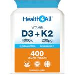 Health4All Vegan Vitamin D3 & K2 Gummies 400 Tablets