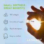 Vitamin D3 K2 MK7 with Olive Oil - 180 Softgels