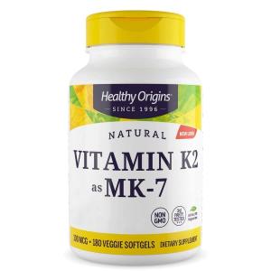 Vitamin K2 MK-7 100 mcg Softgels, 180 Count
