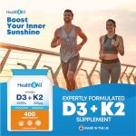 Health4All Vegan Vitamin D3 & K2 Gummies 400 Tablets