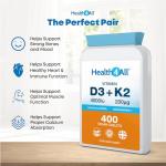 Health4All Vegan Vitamin D3 & K2 Gummies 400 Tablets