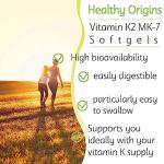 Vitamin K2 MK-7 100 mcg Softgels, 180 Count