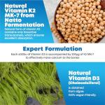Health4All Vegan Vitamin D3 & K2 Gummies 400 Tablets