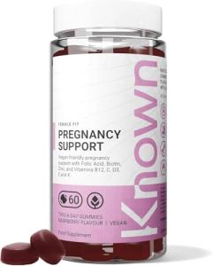 Pregnancy Support Multivitamin Gummies - Raspberry Flavor