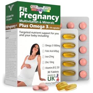 FitPregnancy Multivitamin with Omega 3 for Moms