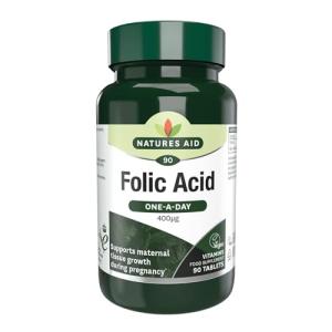 Folic Acid 400mcg for Prenatal Health – Vegan Tablets