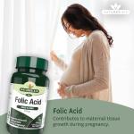Folic Acid 400mcg for Prenatal Health – Vegan Tablets