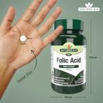 Folic Acid 400mcg for Prenatal Health – Vegan Tablets