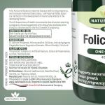 Folic Acid 400mcg for Prenatal Health – Vegan Tablets