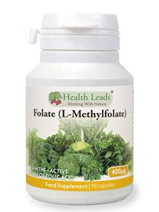 Folate 400μg Capsules - Prenatal Support - 90 Count
