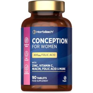 Fertility Support Vitamins for Women | 90 Vegan Tablets