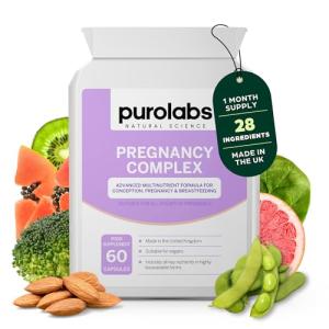 Purolabs Vegan Pregnancy Multivitamins with Folic Acid
