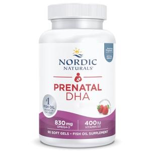 Nordic Naturals Prenatal DHA, 830mg Omega-3, 90 Softgels