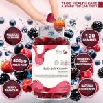 Troo Health Folic Acid Gummy 400μg - 120 Count