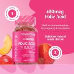 Folic Acid Gummies - 3 Month Supply, 400 MCg